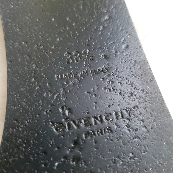 Givenchy 4G Flat Logo Slip On Vacation Denim Sandal - Picture 12 of 15